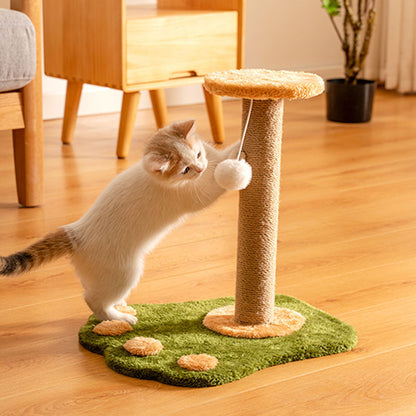 Sisal Katzen Kratz- und Spielbaum mit Ball/Feder/Maus
