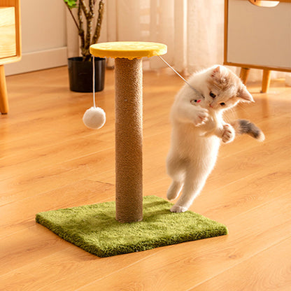 Sisal Katzen Kratz- und Spielbaum mit Ball/Feder/Maus